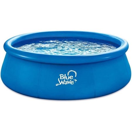 BLUE WAVE Blue Wave NT6132 13 ft. x 33 in. Deep Round Speed Set Family Pool with Cover NT6132